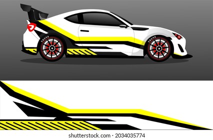 car wrap abstract racing graphic background for vinyl wrap and stickers