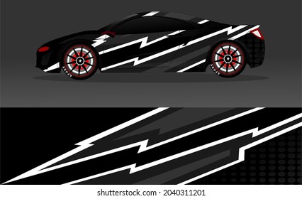 car wrap abstract racing graphic background for vinyl wrap and stickers