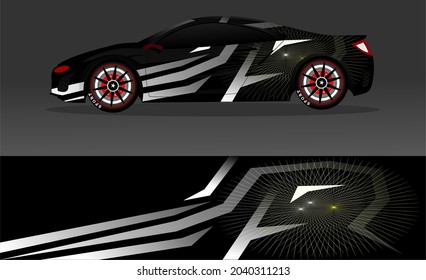 car wrap abstract racing graphic background for vinyl wrap and stickers