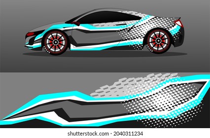 car wrap abstract racing graphic background for vinyl wrap and stickers