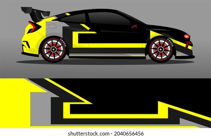 car wrap abstract racing graphic background for vinyl wrap and stickers
