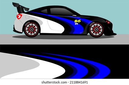ajuste de coches fondo gráfico de carreras abstracto para envolver y pegatinas de vinilo