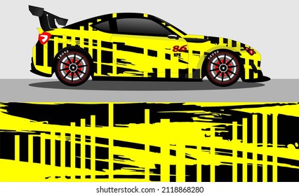 car wrap abstract racing graphic background for vinyl wrap and stickers