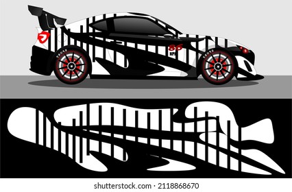 ajuste de coches fondo gráfico de carreras abstracto para envolver y pegatinas de vinilo