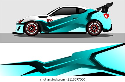 car wrap abstract racing graphic background for vinyl wrap and stickers