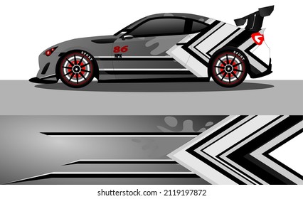 ajuste de coches fondo gráfico de carreras abstracto para envolver y pegatinas de vinilo
