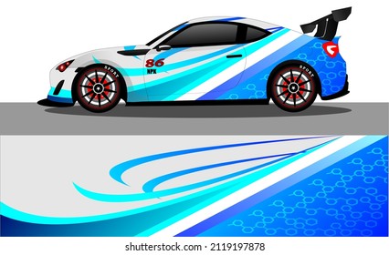 car wrap abstract racing graphic background for vinyl wrap and stickers
