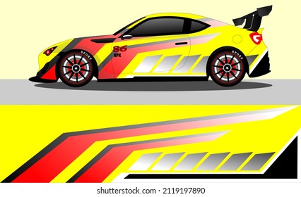 car wrap abstract racing graphic background for vinyl wrap and stickers