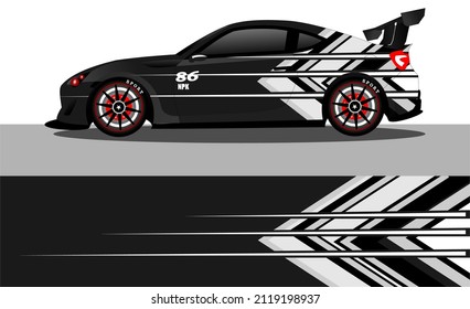 car wrap abstract racing graphic background for vinyl wrap and stickers