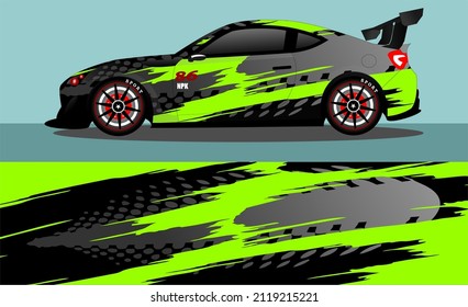 car wrap abstract racing graphic background for vinyl wrap and stickers
