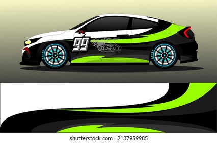 car wrap abstract racing graphic background for vinyl wrap and stickers