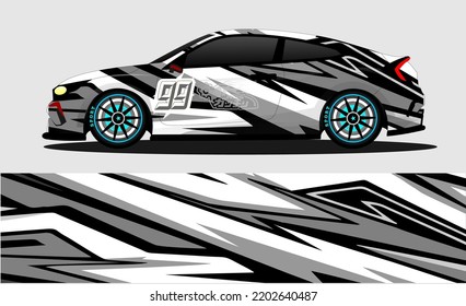 car wrap abstract racing graphic background for vinyl wrap and stickers