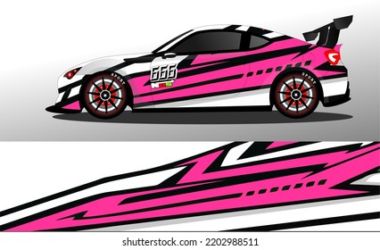 car wrap abstract racing graphic background for vinyl wrap and sticker
