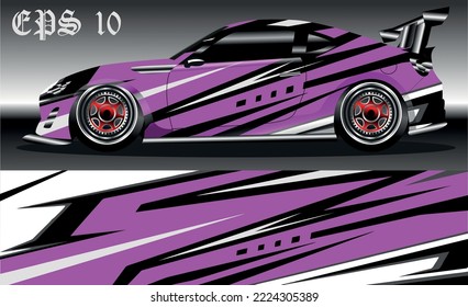 car wrap abstract racing graphic background for vinyl wrap and stickers