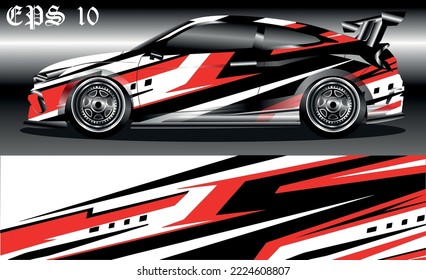 car wrap abstract racing graphic background for vinyl wrap and stickers