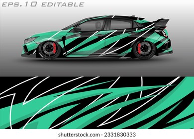 car wrap abstract racing graphic background for vinyl wrap and stickers