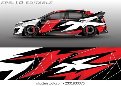 car wrap abstract racing graphic background for vinyl wrap and stickers