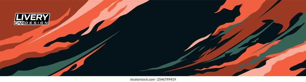 car wrap abstract racing graphic background for vinyl wrap and sticker