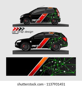 car wrap background vecctor for vehicle vinyl sticker