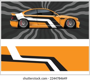car wrap branding and automobile sticker decals livery