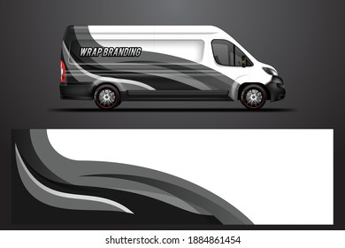 Vector de diseño de empresa de ajuste de coche. Fondo gráfico 