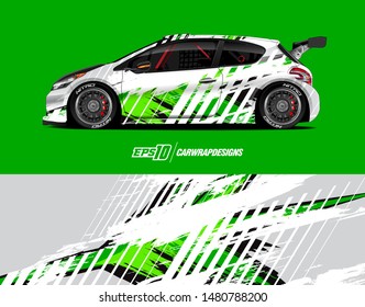 Car wrap decal design concept. Abstract grunge background for wrap vehicles, race cars, cargo vans, pickup trucks and livery.