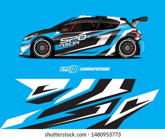 Car wrap decal design concept. Abstract grunge background for wrap vehicles, race cars, cargo vans, pickup trucks and livery.