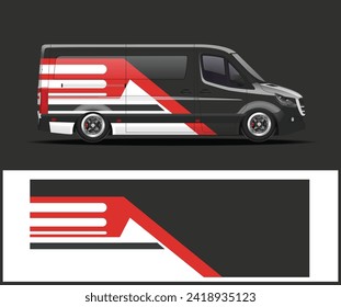 Car wrap decal design concept. Abstract grunge background for wrap vehicles