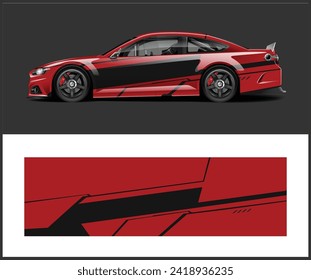 Design-Konzept der Autoverpackung. Abstrakter brüchiger Hintergrund für Wickelfahrzeuge
