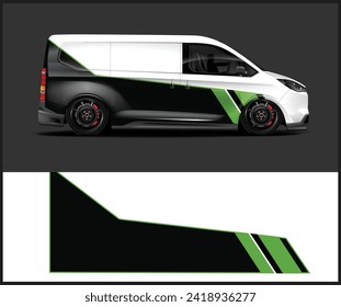 Car wrap decal design concept. Abstract grunge background for wrap vehicles