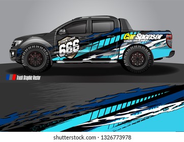 Car wrap decal design vector. abstract Graphic background kit designs for truck, vehicle, race car, rally, livery, sport car