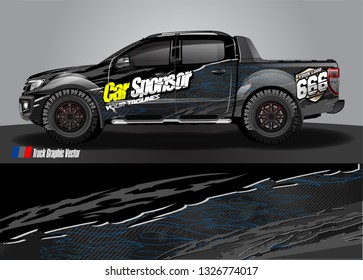 Car wrap decal design vector. abstract Graphic background kit designs for truck, vehicle, race car, rally, livery, sport car