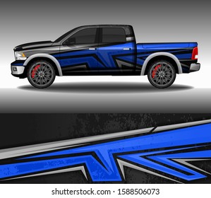 Car wrap decal design vector, custom livery race rally car vehicle sticker and tinting.