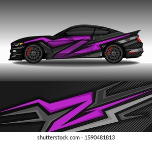 Car wrap decal design vector, custom livery race rally car vehicle sticker and tinting.