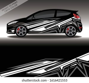 Car Wrap Decal Design Vector Custom Stock Vector (Royalty Free) 1619159281