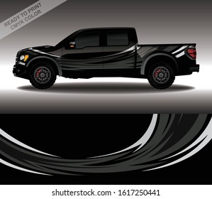 Car wrap decal design vector, custom livery race rally car vehicle sticker and tinting.