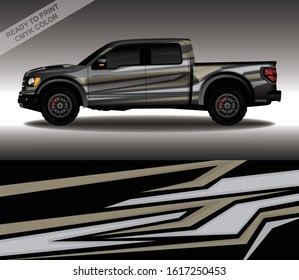 Car wrap decal design vector, custom livery race rally car vehicle sticker and tinting.