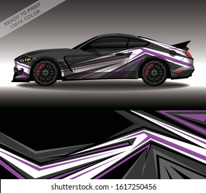 Car wrap decal design vector, custom livery race rally car vehicle sticker and tinting.