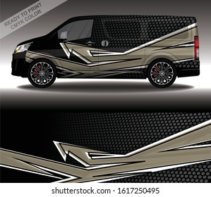 Car wrap decal design vector, custom livery race rally car vehicle sticker and tinting.