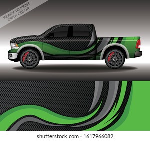 Car wrap decal design vector, custom livery race rally car vehicle sticker and tinting.