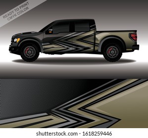Car wrap decal design vector, custom livery race rally car vehicle sticker and tinting.