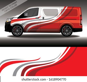 Car wrap decal design vector, custom livery race rally car vehicle sticker and tinting.