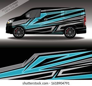 Car wrap decal design vector, custom livery race rally car vehicle sticker and tinting.