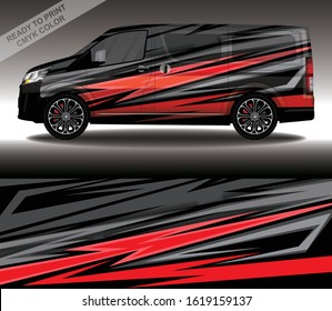 Car wrap decal design vector, custom livery race rally car vehicle sticker and tinting.