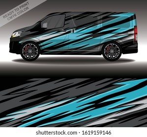 Car wrap decal design vector, custom livery race rally car vehicle sticker and tinting.