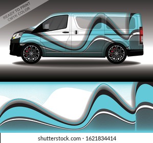 Car wrap decal design vector, custom livery race rally car vehicle sticker and tinting.