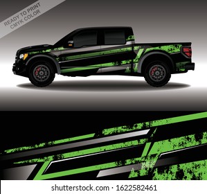 Car wrap decal design vector, custom livery race rally car vehicle sticker and tinting.