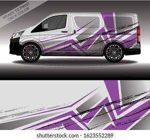 Car wrap decal design vector, custom livery race rally car vehicle sticker and tinting.