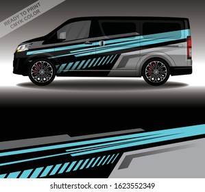 Car wrap decal design vector, custom livery race rally car vehicle sticker and tinting.