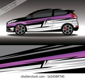 Car wrap decal design vector, custom livery race rally car vehicle sticker and tinting.